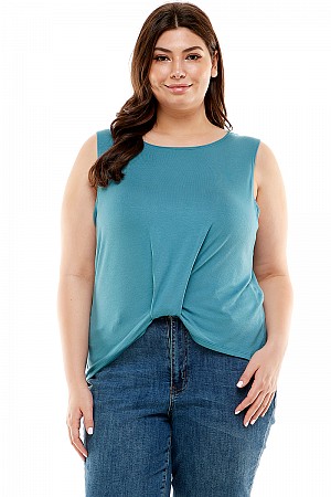Plus Size Women's Sleeveless F ...